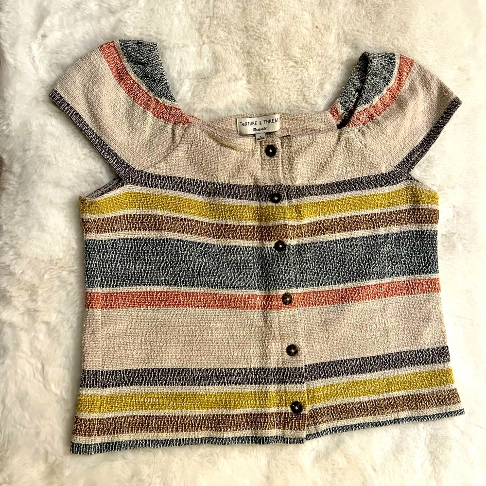 Madewell texture and thread shirt